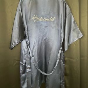 BRIDESMAID ROBE - navy